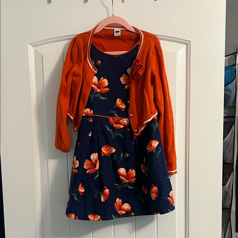 Janie and Jack dress and cardigan 5/6